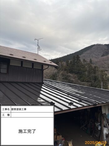 盛岡市で屋根塗装工事を施工させていただきました！