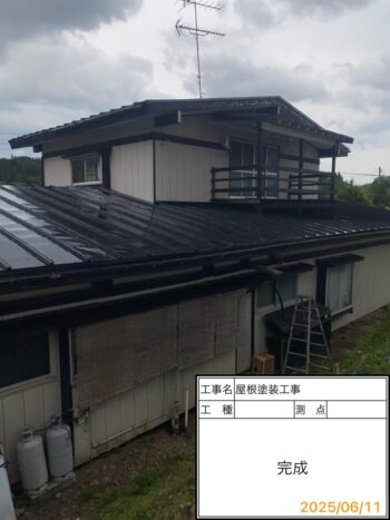 岩手町で屋根塗装工事を施工させていただきました！